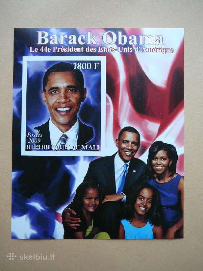 Amerikos Prezidentas Barack Obama Mnh m0935b
