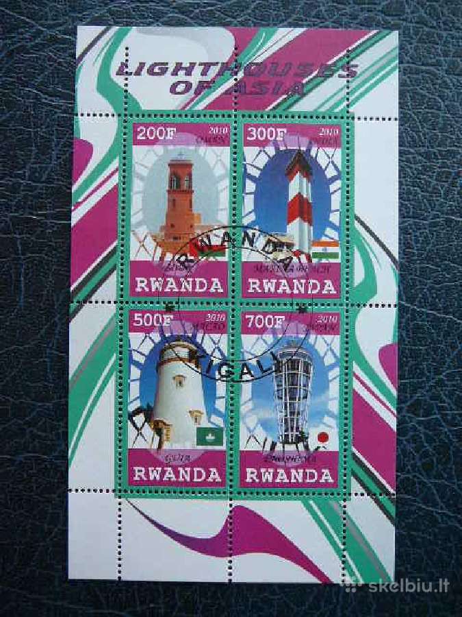 Svyturiai Azijos Ruanda 2010 antsp. s653