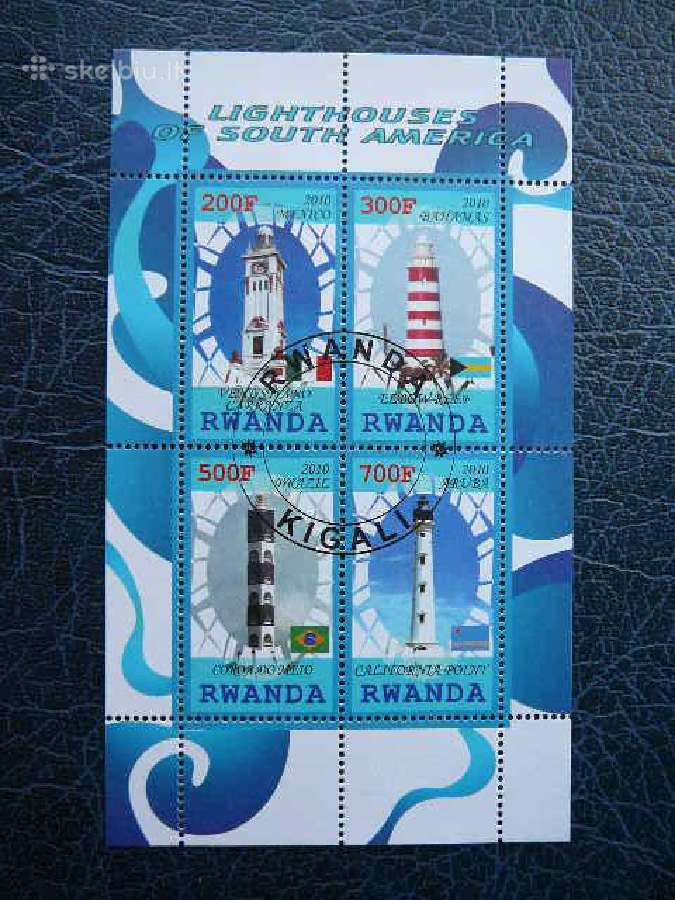 Svyturiai Pietu Amerikos Ruanda 2010 antsp. s655