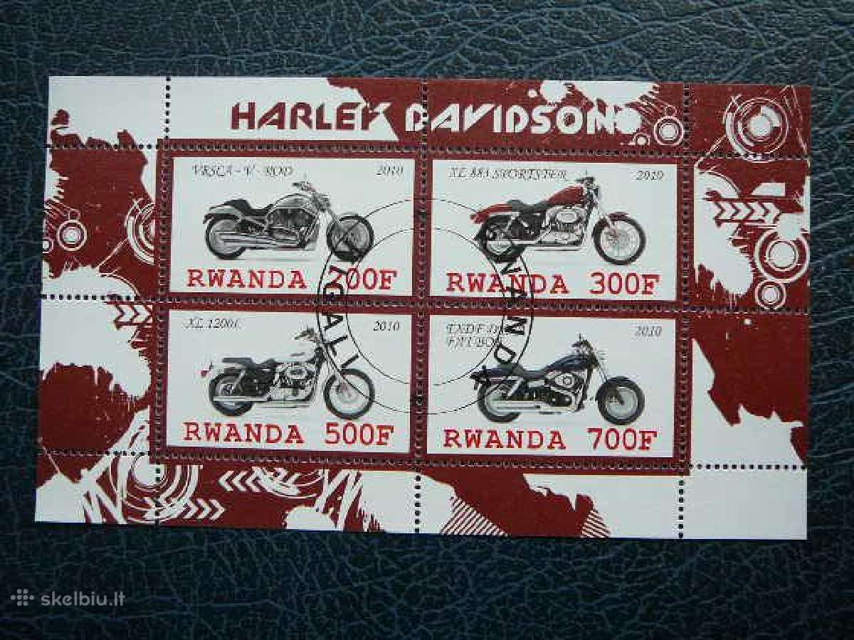 Motociklai Harley Ruanda 2010 antsp. s676