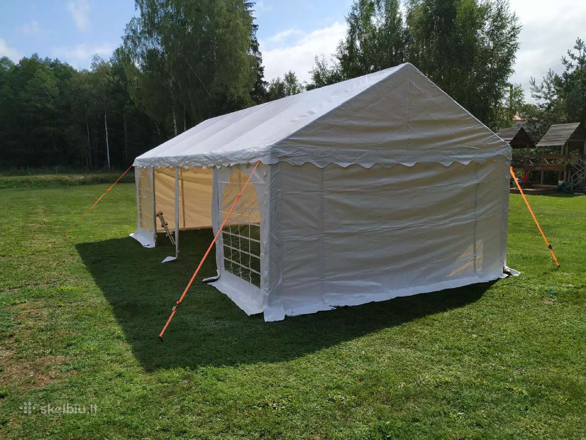 Palapinės nuoma Šiauliai - Baltos Palapines - nuotraukos Nr. 4