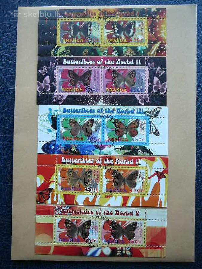 Drugeliai Ruanda 2010 antsp. s769/3