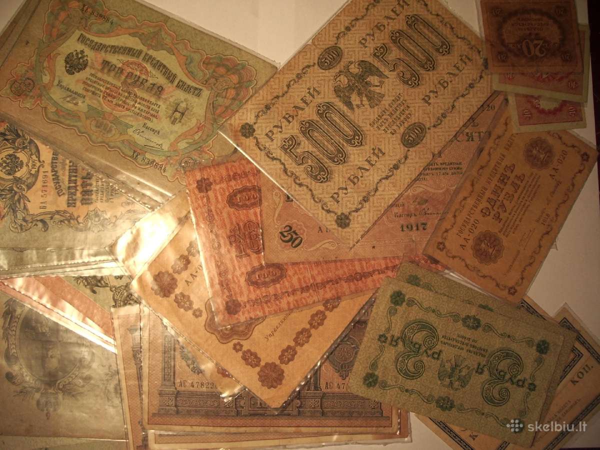 Kolekcija(banknotai, monetai)-1000€ - nuotraukos Nr. 2