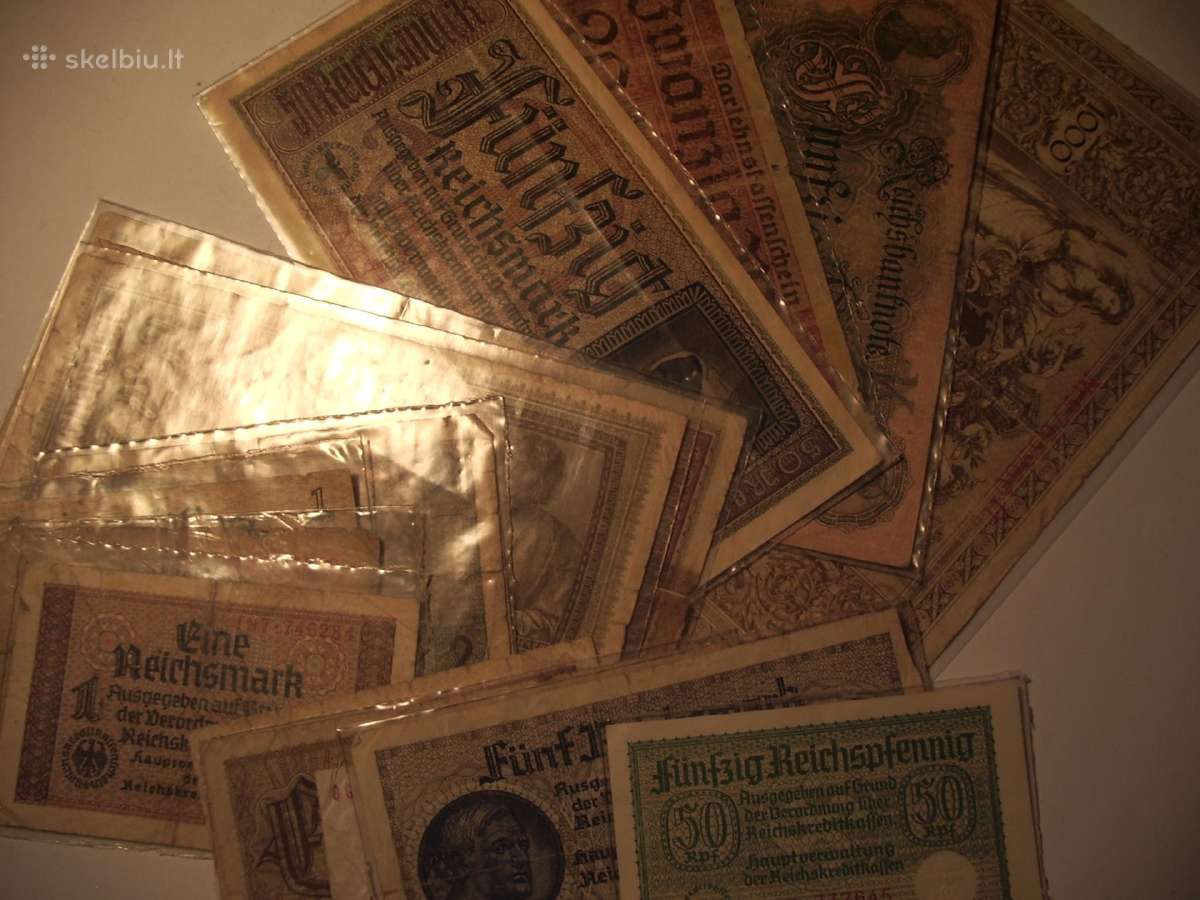 Kolekcija(banknotai, monetai)-1000€ - nuotraukos Nr. 7