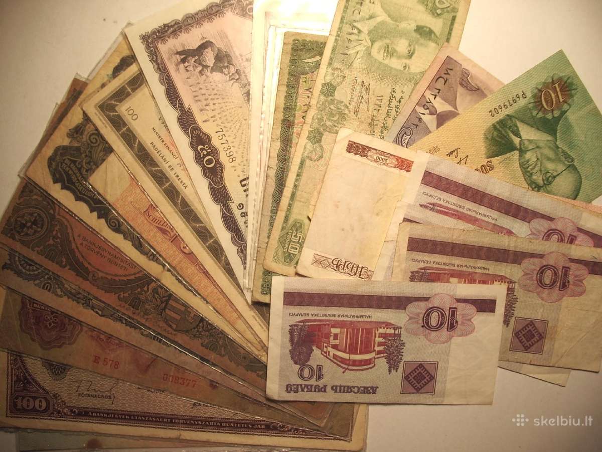 Kolekcija(banknotai, monetai)-1000€ - nuotraukos Nr. 6
