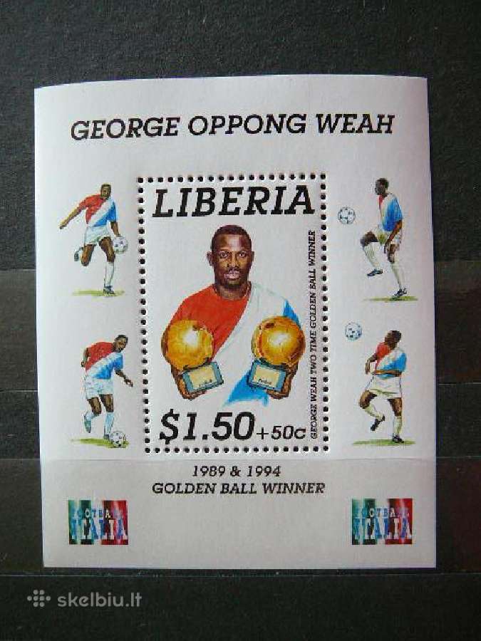 Futbolas Liberija 1994 svarus lib723s