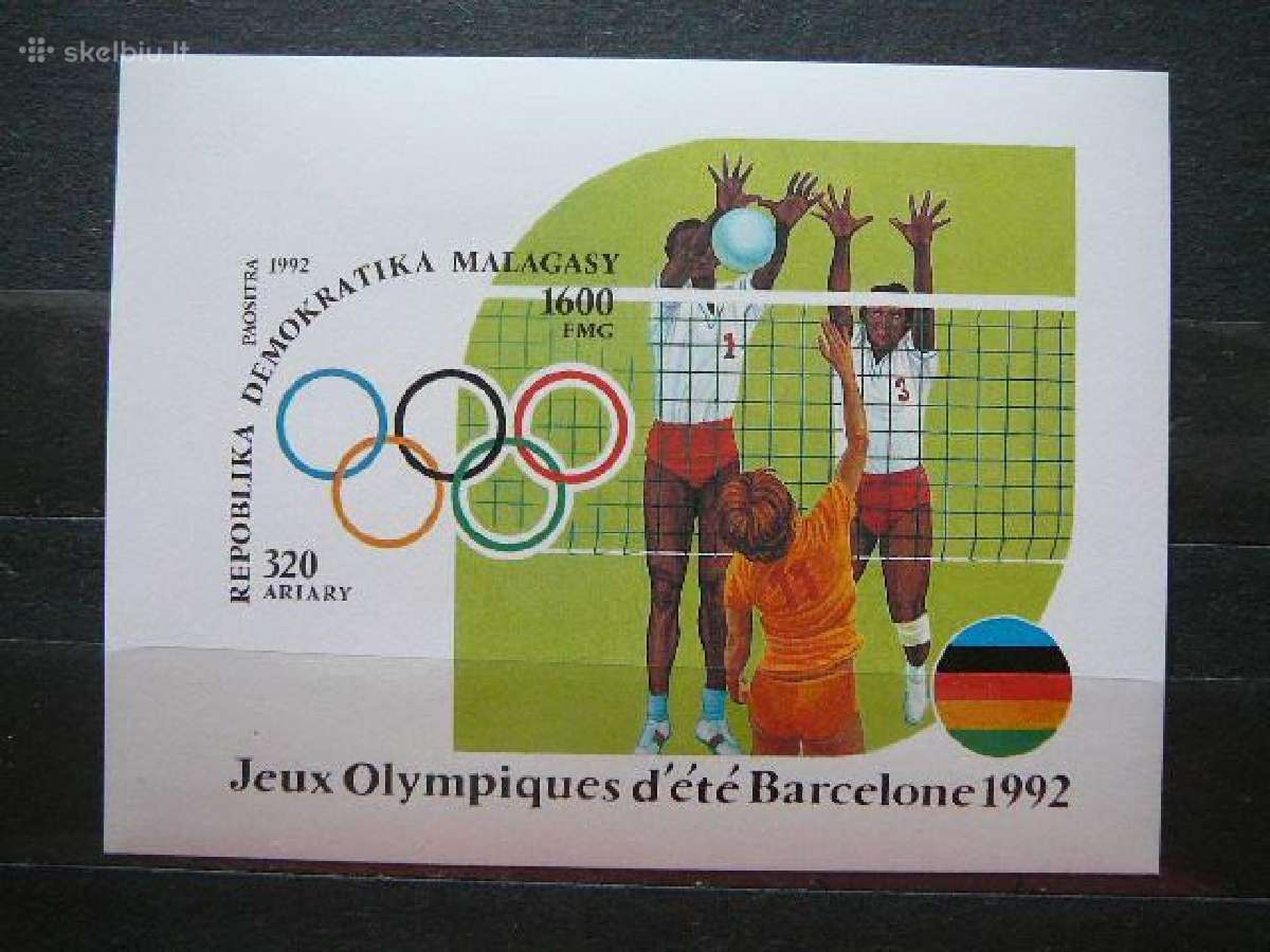 Olimpines vasaros Madagaskaras 1992 svarus mdg533