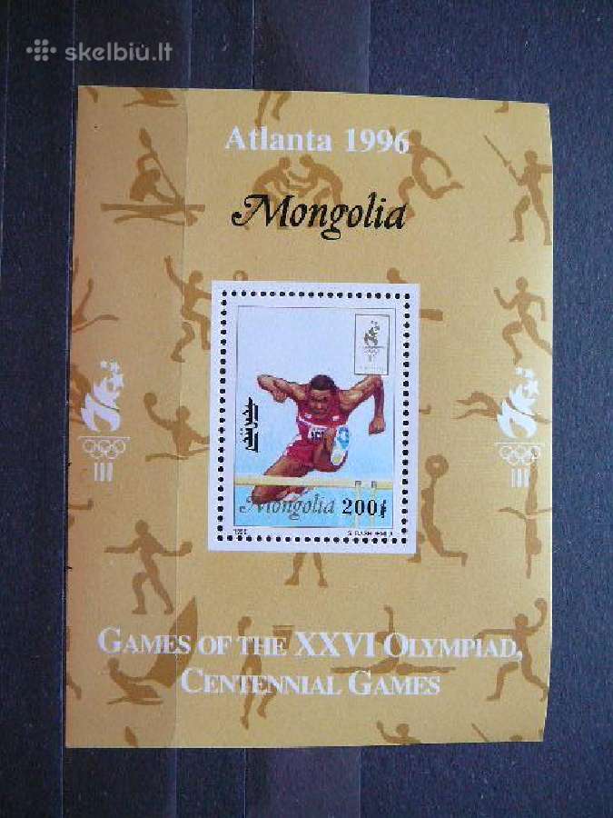 Olimpines vasaros Atlanta Mongolija svarus mon672