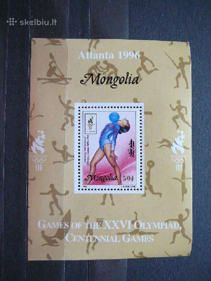 Olimpines vasaros Atlanta Mongolija svarus mon674