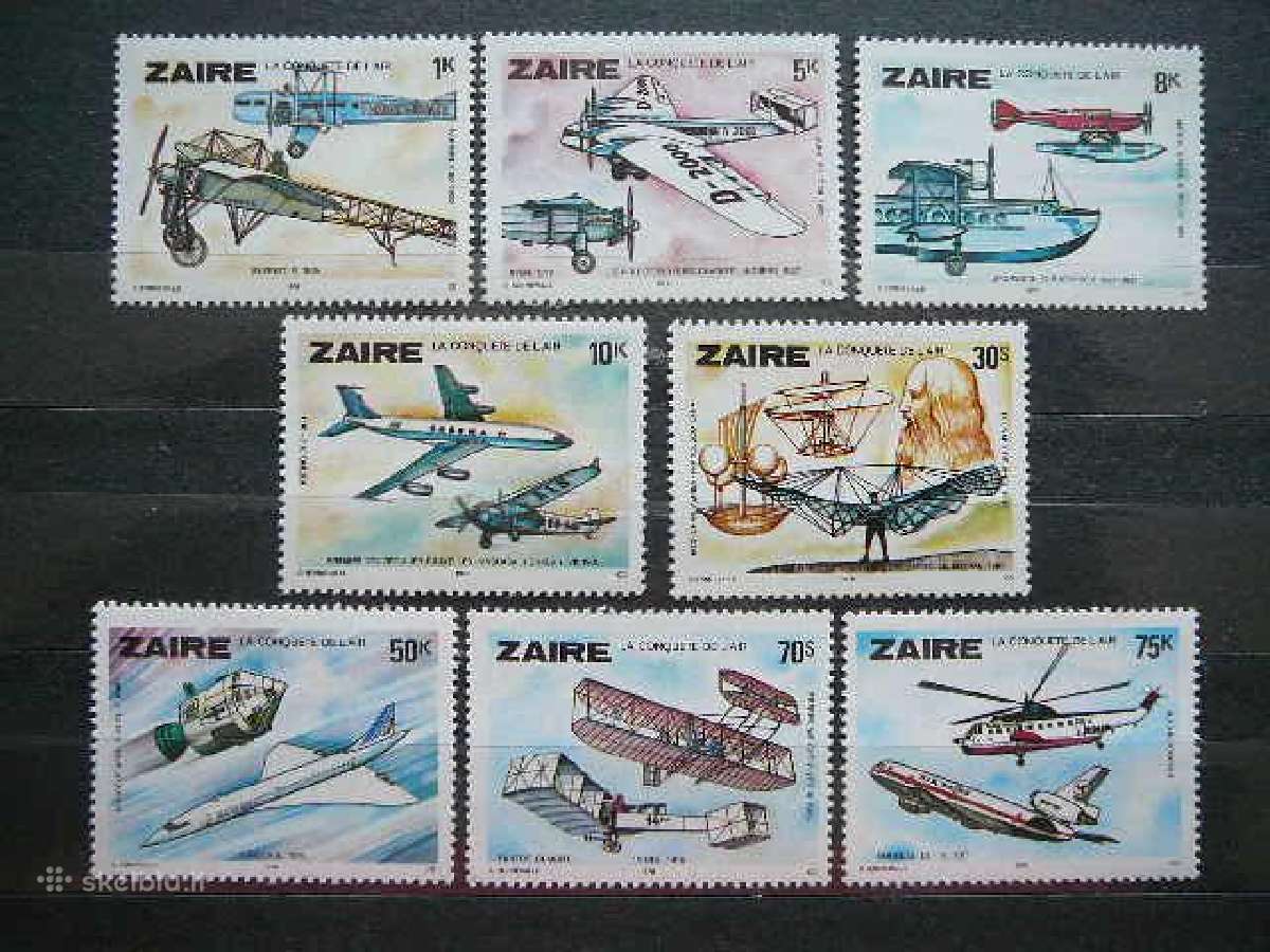 Lektuvai Zairas (Kongas) 1978 zr559