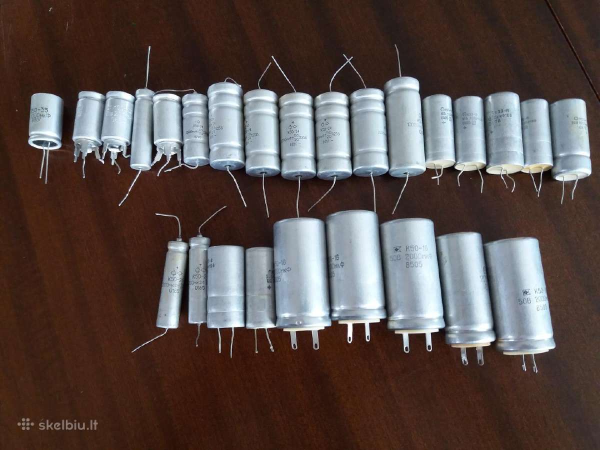 Kondensatoriai K50-12 K50-16 K50-35 K73-17 K78-2 - nuotraukos Nr. 11