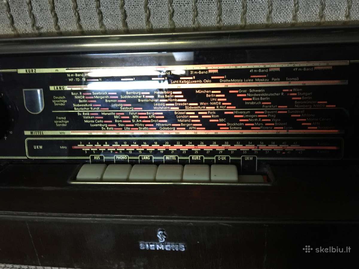 Parduodu lempine radija siemens schatulle H42 - nuotraukos Nr. 3