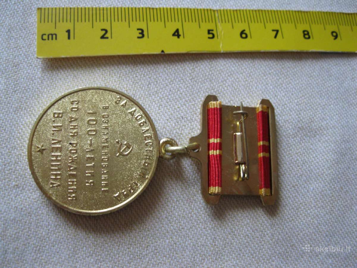 CCCP Medalis – Originalas, Labai Gero Stovio.zr. f - nuotraukos Nr. 2