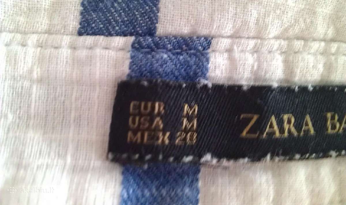 Medvilniniai baltinukai mot."zara"indija100%,"m"d. - nuotraukos Nr. 3