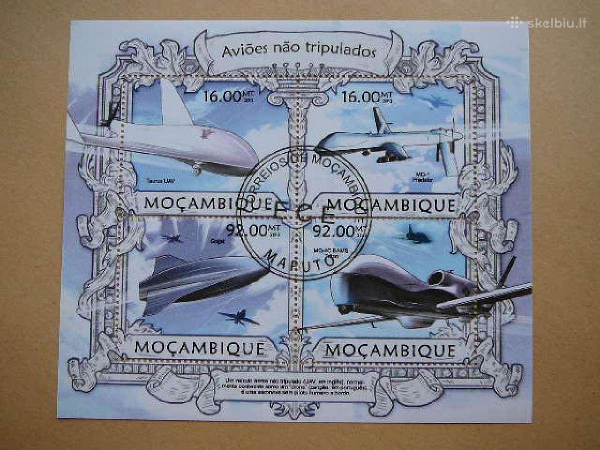 Lektuvai Mozambikas 2013 antsp. mb501