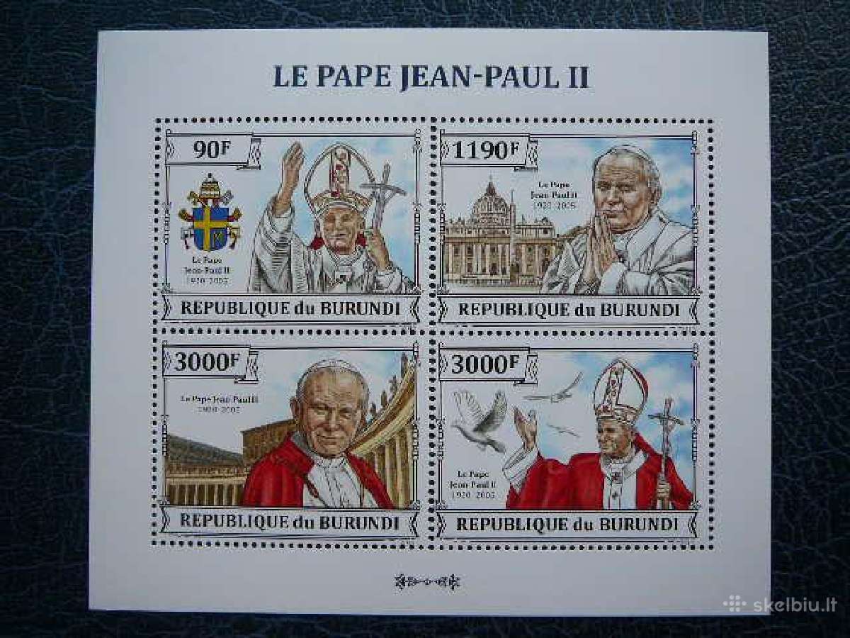 Popiezius J. Paulius II svarus bur131