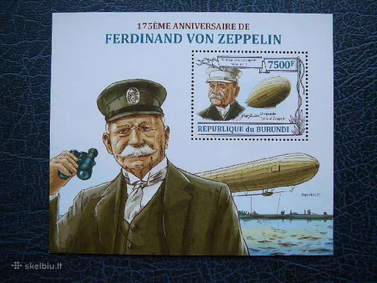 Izymus zmones Dirizabliai Burundis Mnh bur151