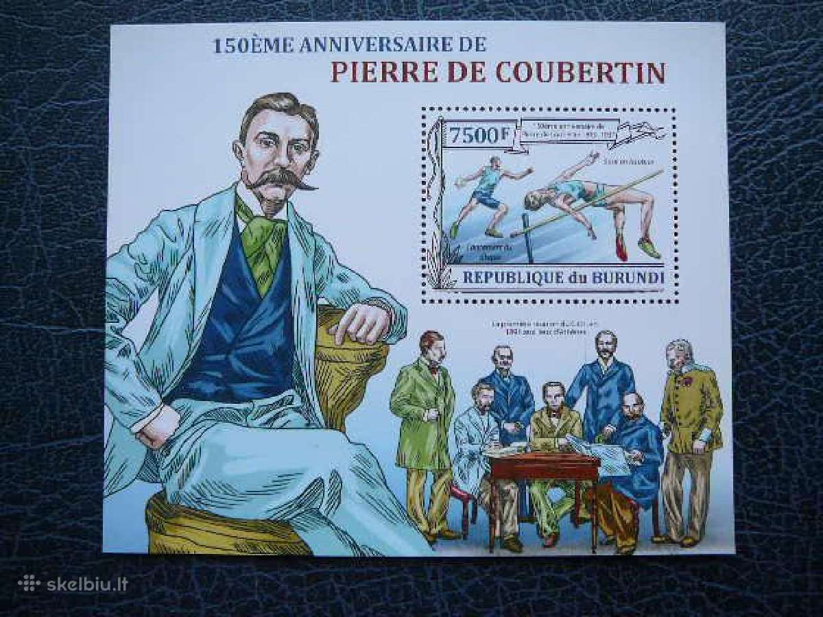Olimpines P. de Coubertin svarus bur152