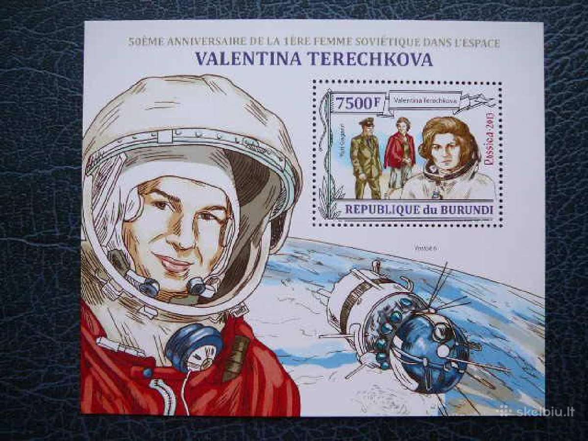 Kosmosas J. Gagarin V. Tereskova svarus bur154