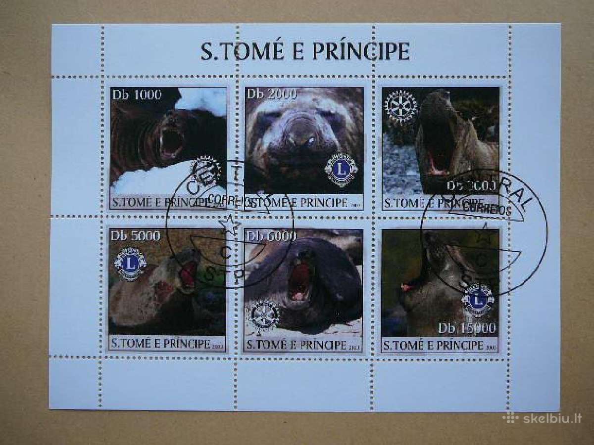 Juros liutai San Tome 2003 antsp. stp763