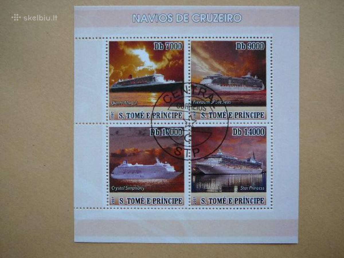 Laivai kruiziniai San Tome 2007 antsp. stp768