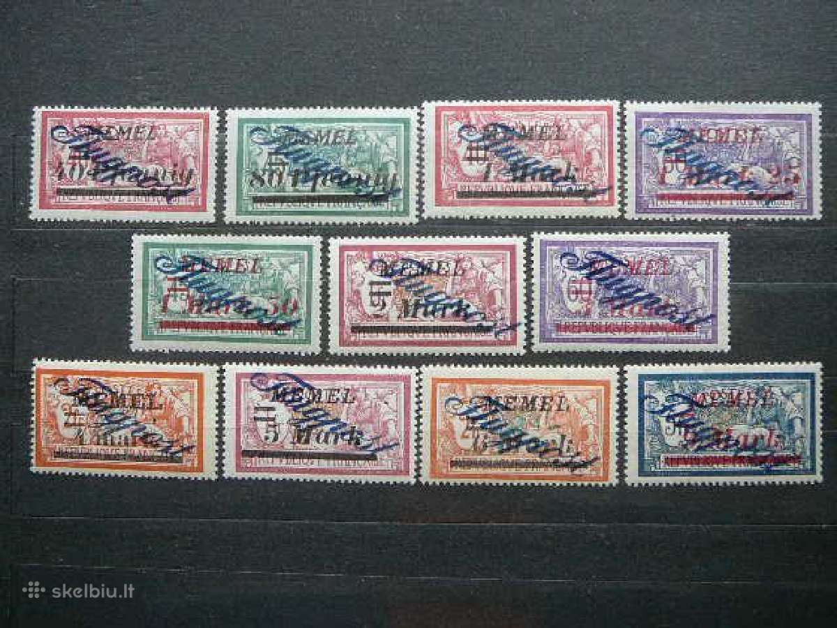 Lietuva Memel Klaipeda 1922 Oro pastas kl72sp