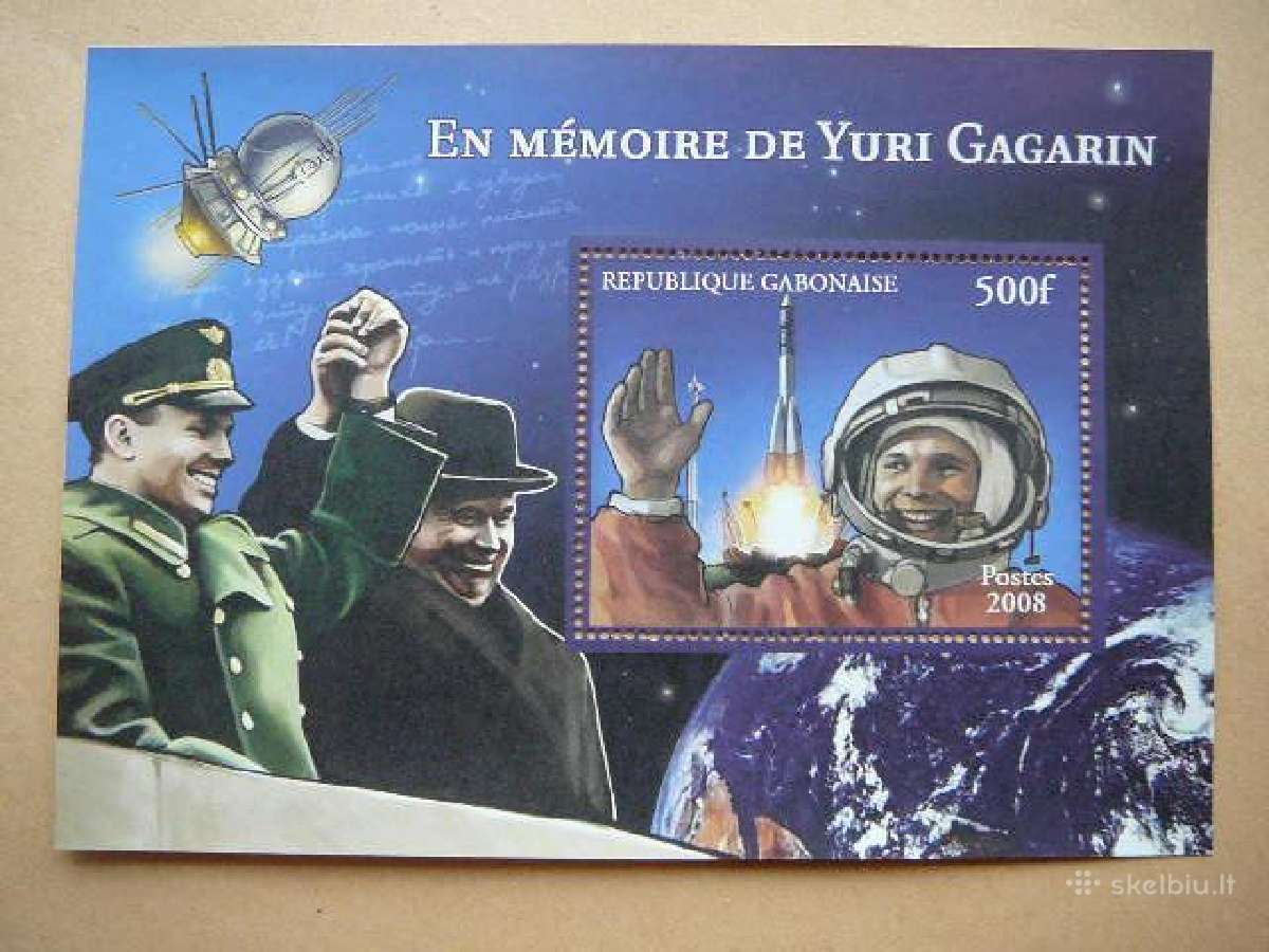 Kosmosas J. Gagarin svarus gb0807