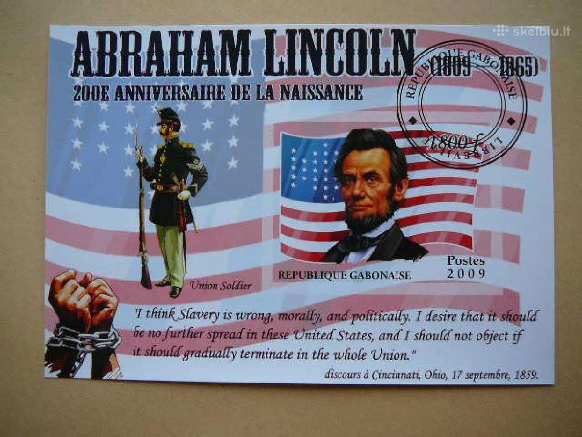 Prezidentai Abraham Lincoln gb0904 bd