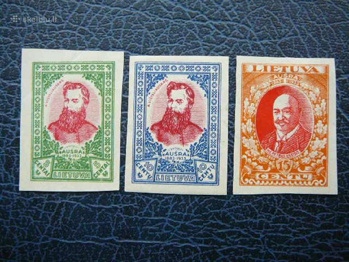 Lietuva 1933 Septyndieniai svarus lit356/8bs