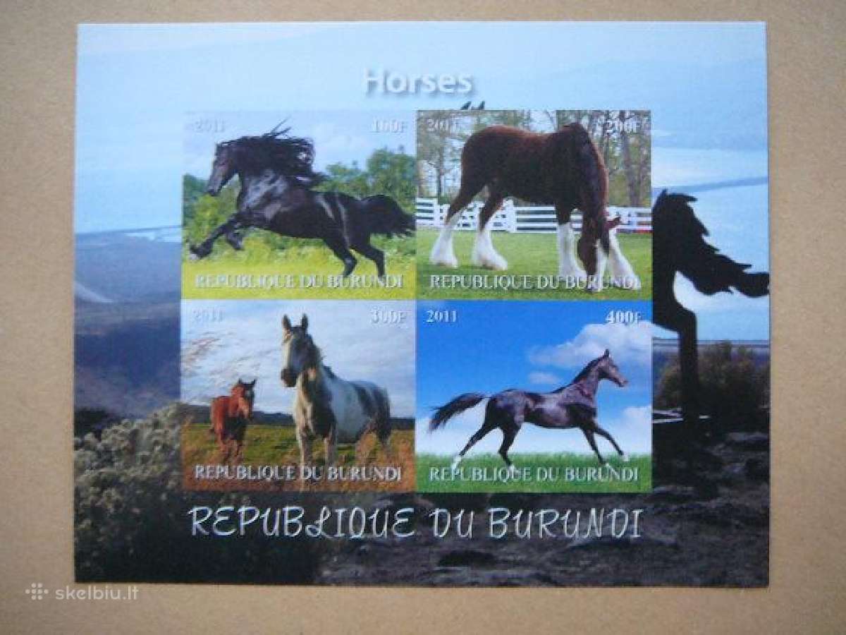 Arkliai Burundis 2011 svarus b1555