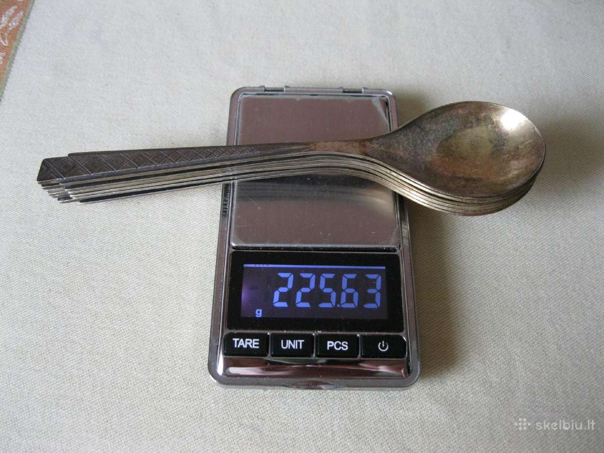 CcCCCP Sidabro 875 Saukstai Originalioje Kietoje D - nuotraukos Nr. 5