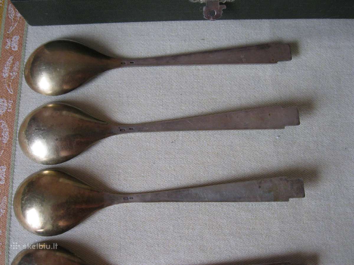 CcCCCP Sidabro 875 Saukstai Originalioje Kietoje D - nuotraukos Nr. 21