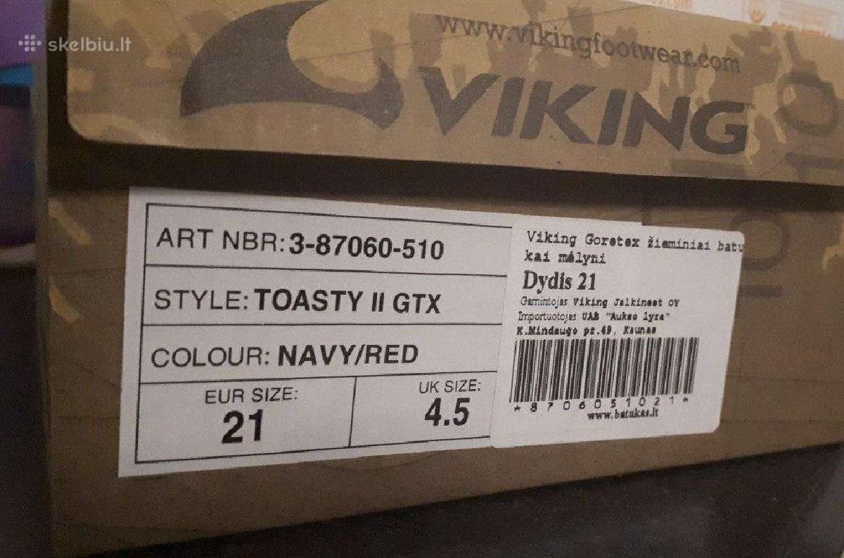 Viking Goretex žieminiai batukai mėlyni - nuotraukos Nr. 3