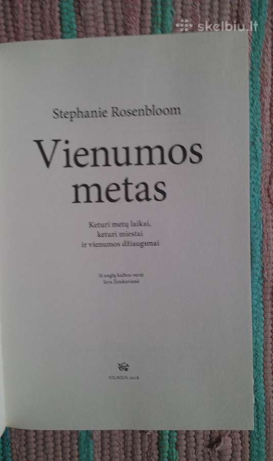 "Vienumos Metas" Stephanie Rosenbloom 2018 m. - nuotraukos Nr. 2