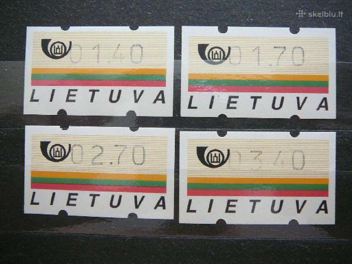 Lietuva 1995 Pasto automatu zenklai (atm) sv950s