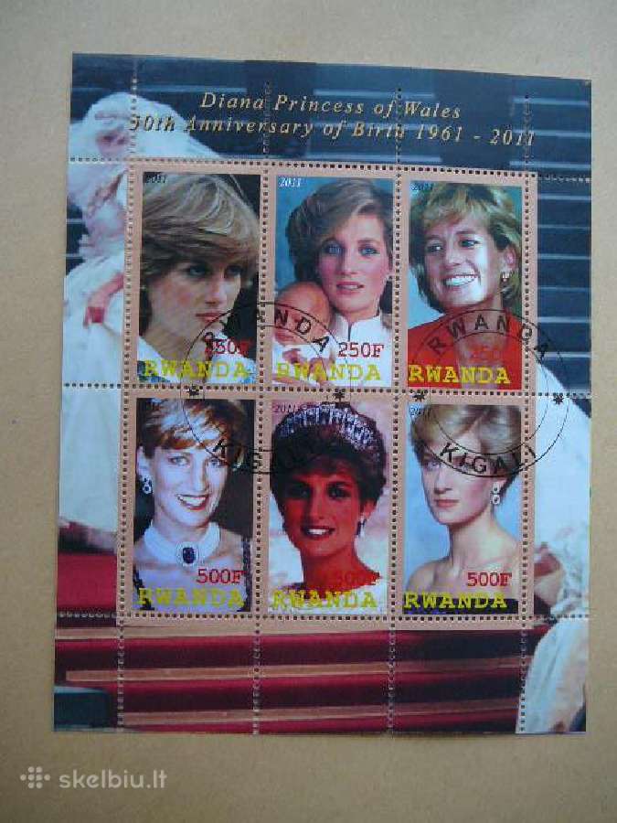 Velso princese Diana Ruanda 2011 antsp. s880
