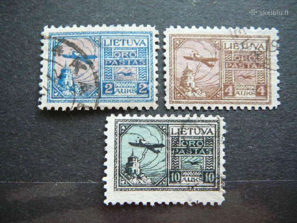 Lietuva 1922 Lektuvai antsp. lit121/3a