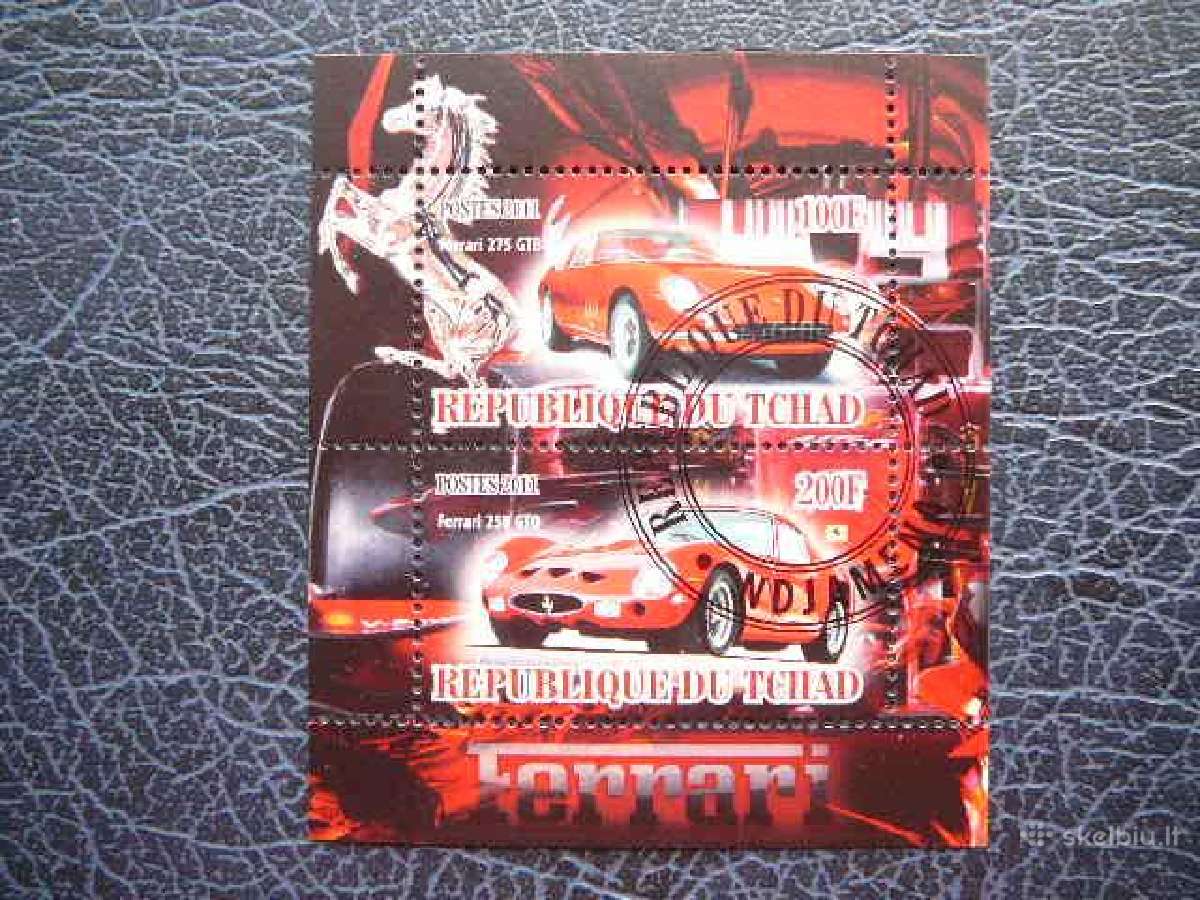Automobiliai Ferrari Cadas 2011 antsp. g504