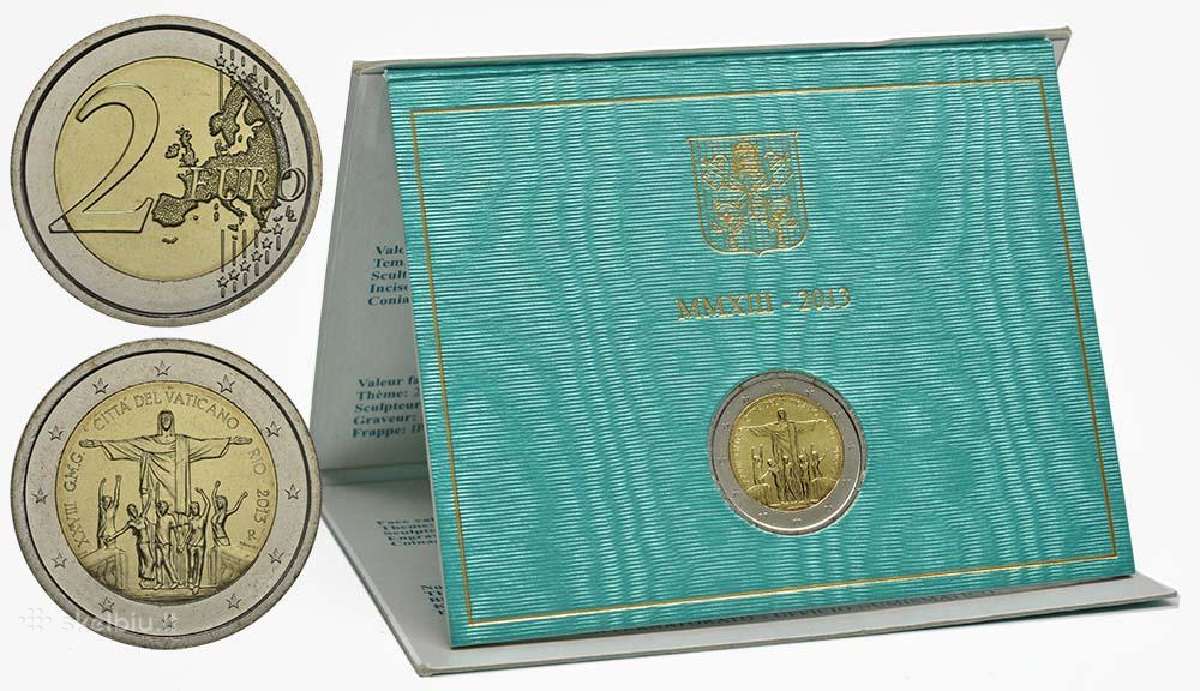 Vatikano 2 eurų proginės monetos ir rinkiniai - nuotraukos Nr. 15