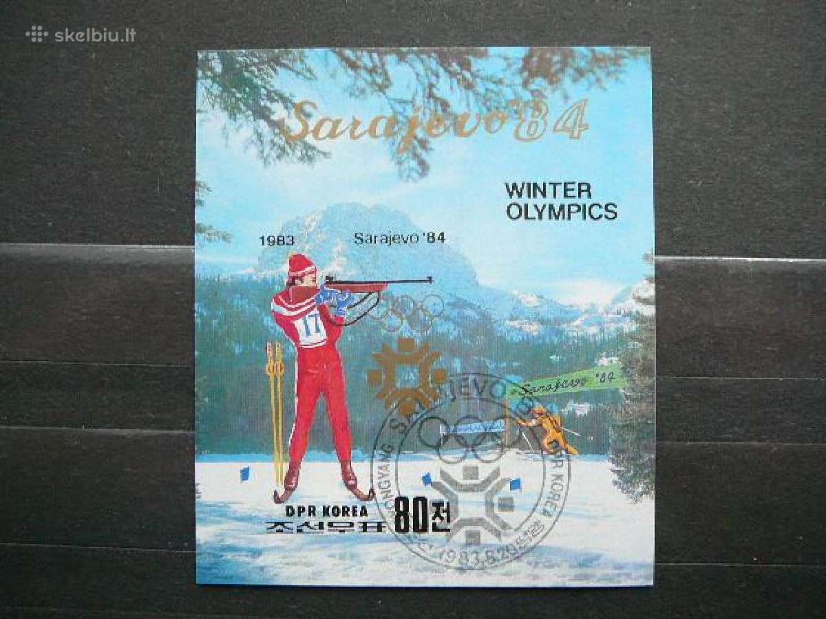Olimpines ziemos Sarajevas84 Koreja 1983 kr252