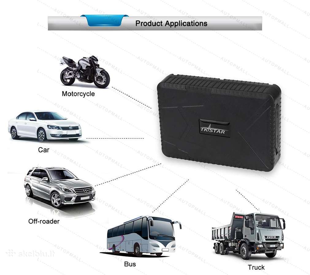 Tkstar GPS 10000 mah (120 Parų) su stipriu magnetu - nuotraukos Nr. 5
