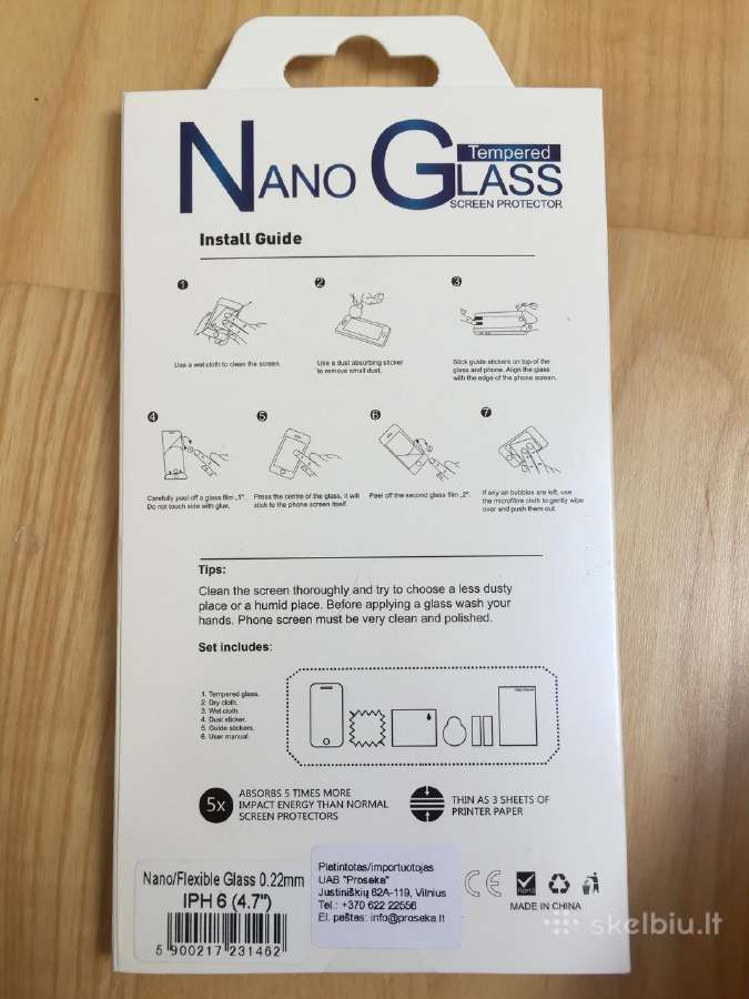 iPhone 6 apsauginė plėvelė - nuotraukos Nr. 2