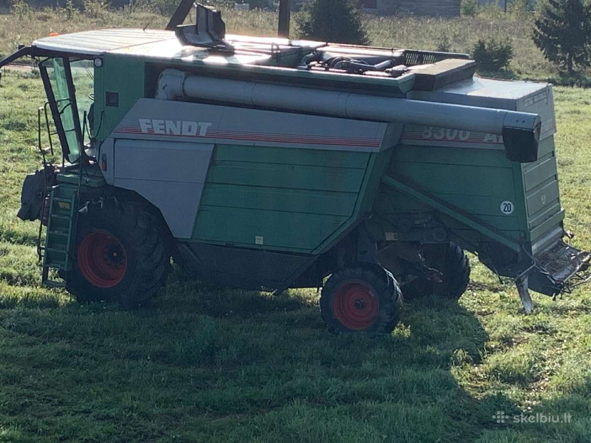 Kombainas Fendt 8300al Ardomas Dalimis