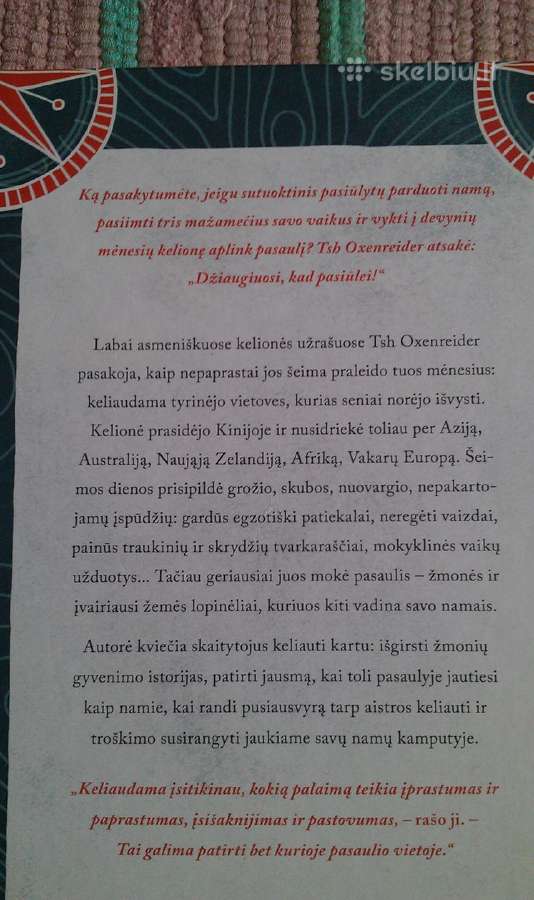 "Pasaulyje kaip namie" Tsh Oxenreider 2017m. - nuotraukos Nr. 5
