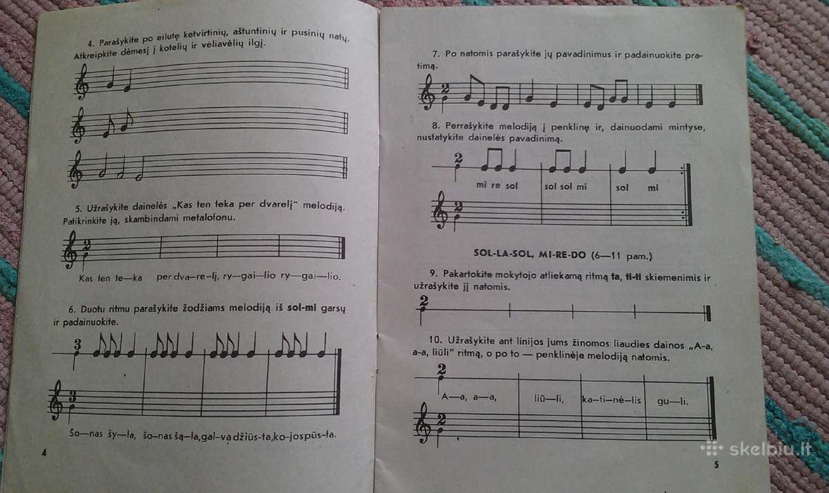 Muzikos sąsiuvinys 3 klasei iš ankstesnių laikų - nuotraukos Nr. 2