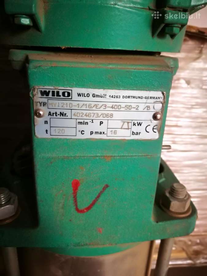 Cirkuliaciniai vandens siurbliai Wilo, Grundfos - nuotraukos Nr. 13