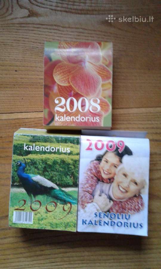 Plėšomi kalendoriai - nuotraukos Nr. 3