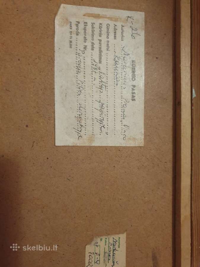Lietuvos dailininku paveikslai 1960-1990m - nuotraukos Nr. 8