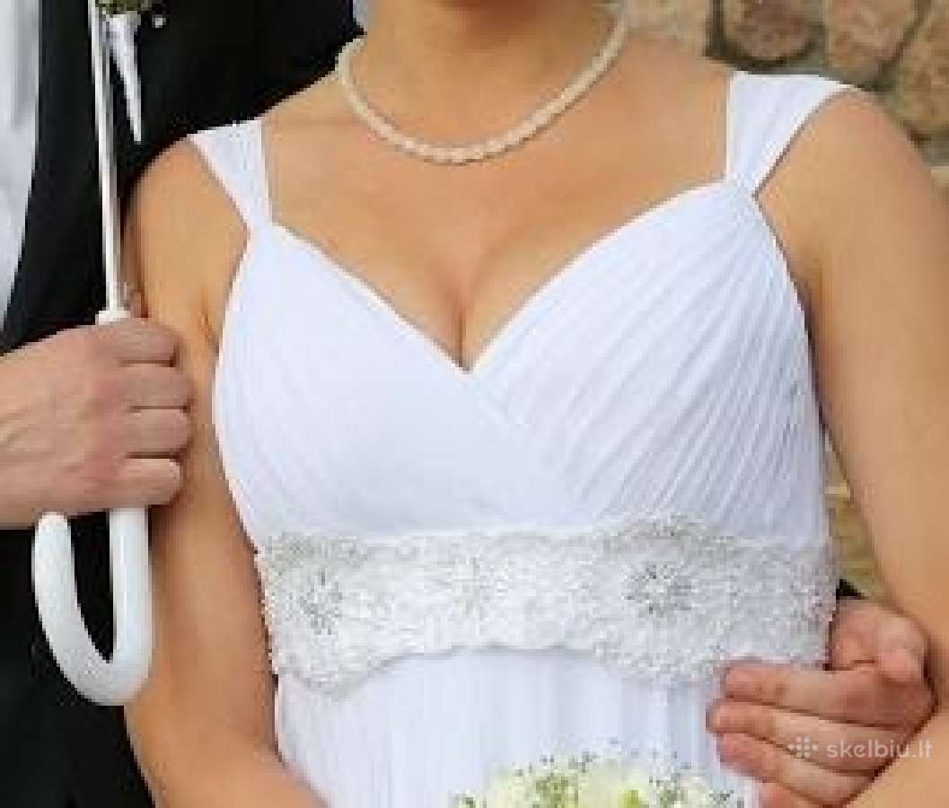 Elegantiška vestuvinė suknelė - nuotraukos Nr. 4