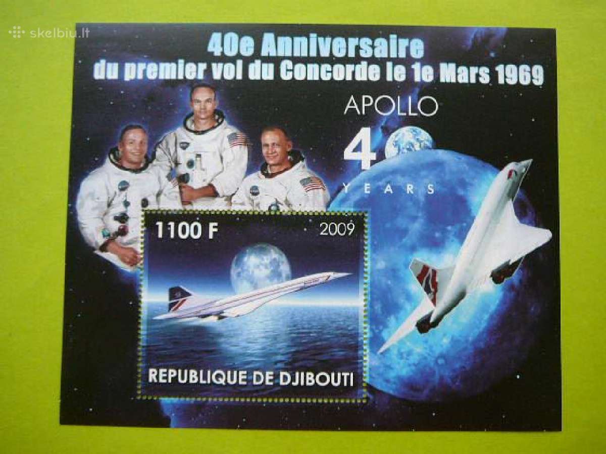 Kosmosas Apollo Concorde svarus #dj0109